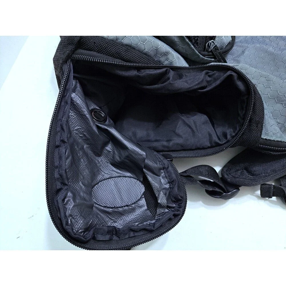 Under Armour Storm Hustle Backpack Gray Black Gym School Travel